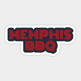 Memphis BBQ Sticker